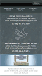 Mobile Screenshot of dovefuneralhome.net